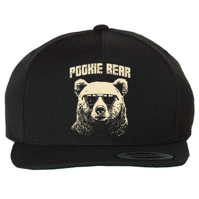 Pookie Bear Meme Funny Memes Internet Memes Bear Lover Joke Wool Snapback Cap