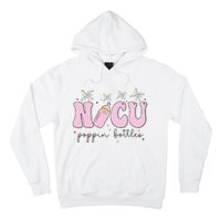 Poppin Bottles New Years Eve Hospital Party Funny NICU Nurse Hoodie