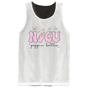 Poppin Bottles New Years Eve Hospital Party Funny NICU Nurse Mesh Reversible Basketball Jersey Tank