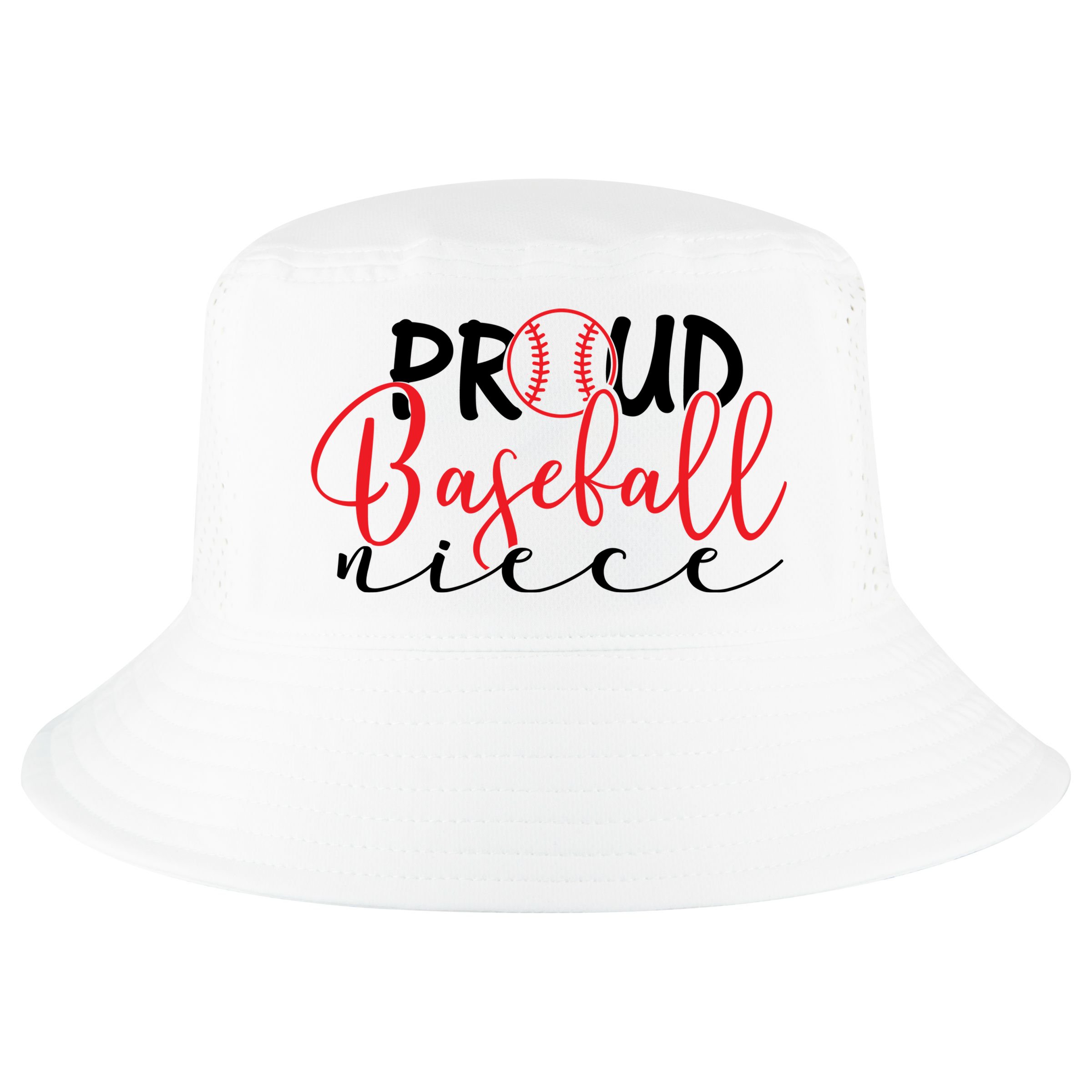Proud Baseball Niece For Family Matching Mother's Day Cool Comfort Performance Bucket Hat