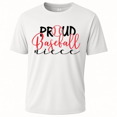 Proud Baseball Niece For Family Matching Mother's Day Cooling Performance Crew T-Shirt