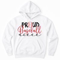Proud Baseball Niece For Family Matching Mother's Day Hoodie