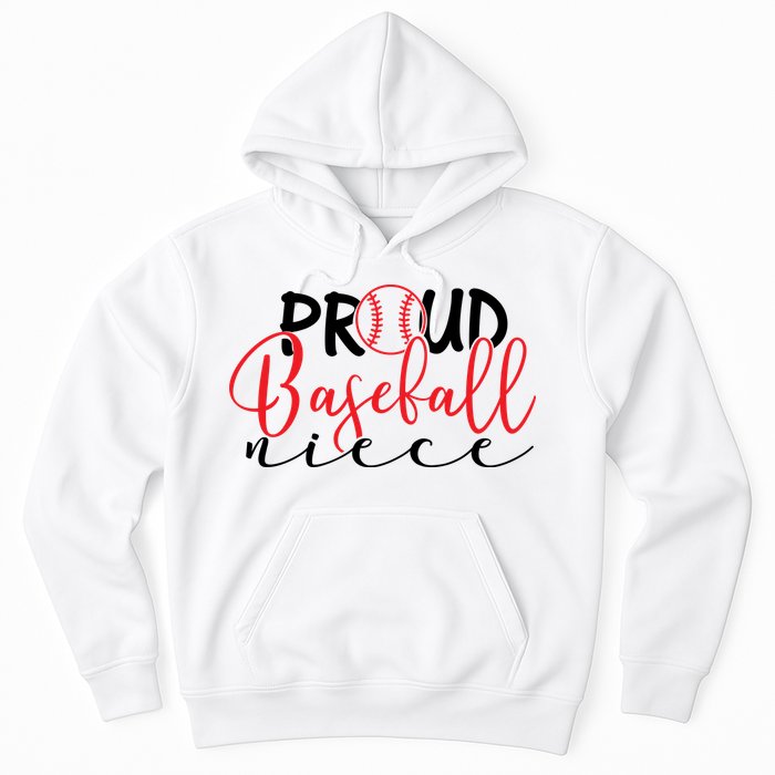Proud Baseball Niece For Family Matching Mother's Day Hoodie
