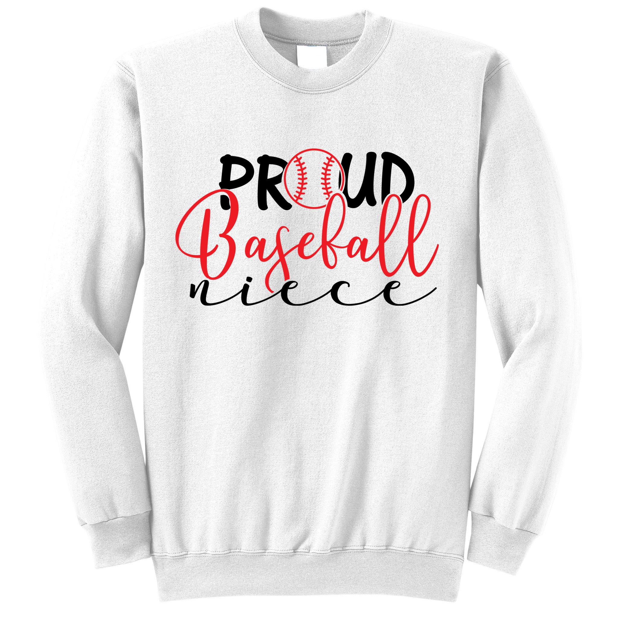 Proud Baseball Niece For Family Matching Mother's Day Sweatshirt