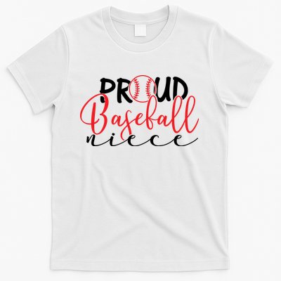 Proud Baseball Niece For Family Matching Mother's Day T-Shirt