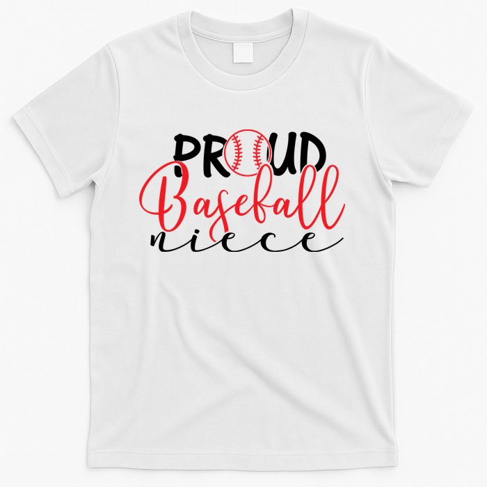 Proud Baseball Niece For Family Matching Mother's Day T-Shirt