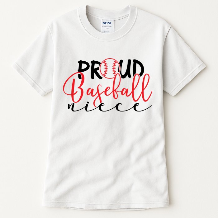 Proud Baseball Niece For Family Matching Mother's Day Tall T-Shirt