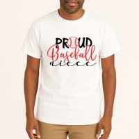 Proud Baseball Niece For Family Matching Mother's Day Tall T-Shirt