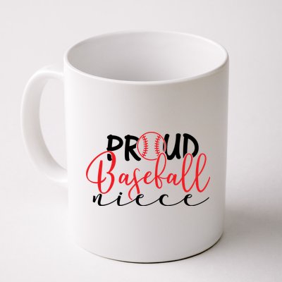 Proud Baseball Niece For Family Matching Mother's Day Mug