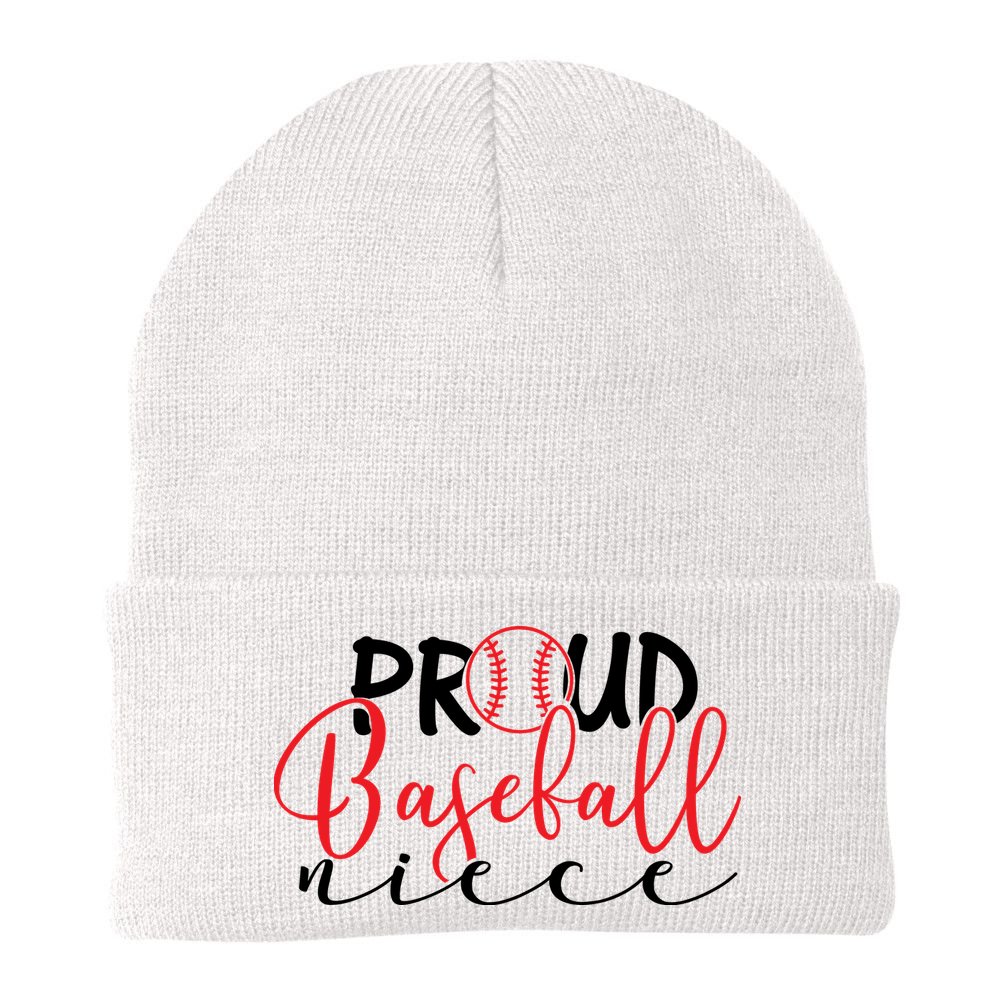 Proud Baseball Niece For Family Matching Mother's Day Beanie