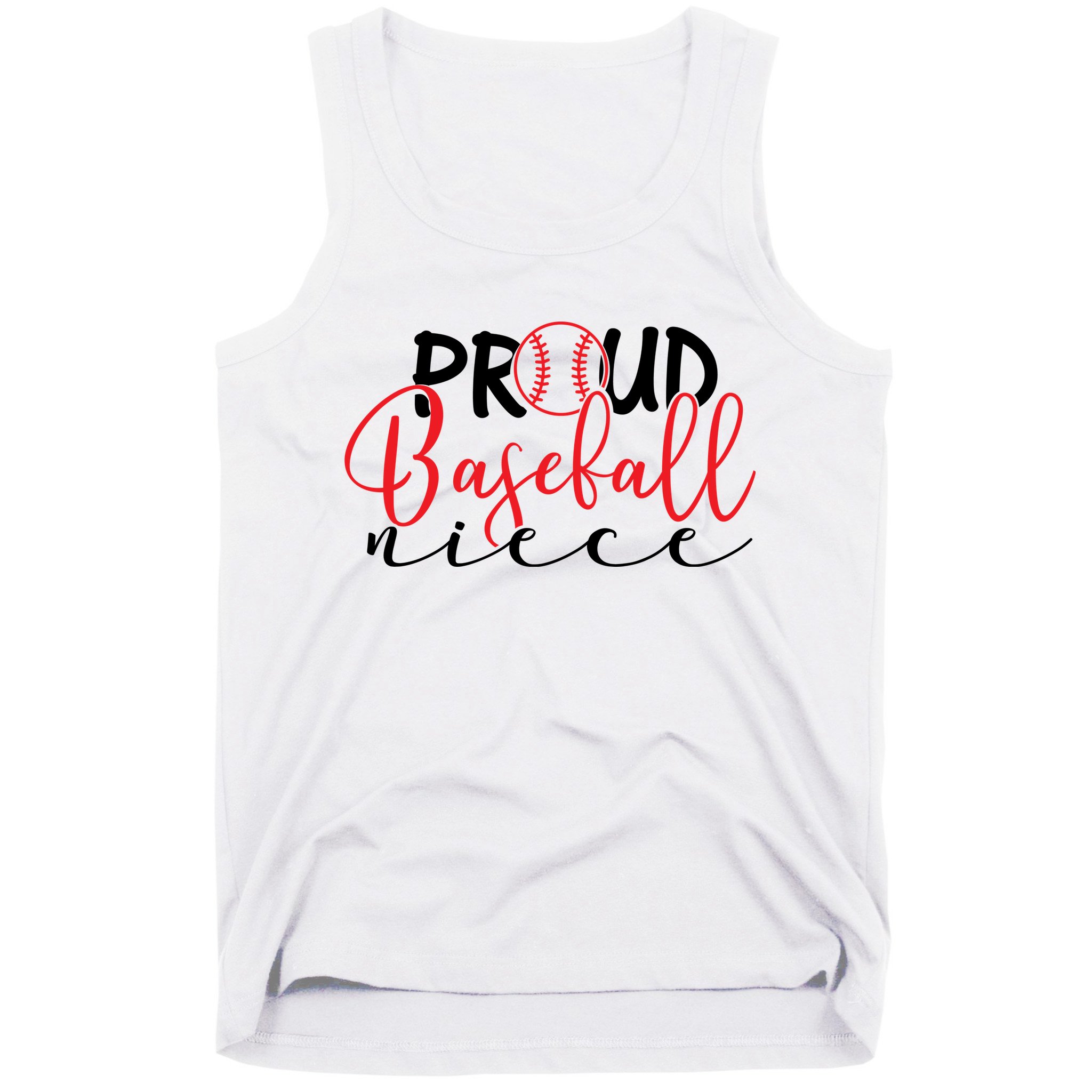 Proud Baseball Niece For Family Matching Mother's Day Tank Top