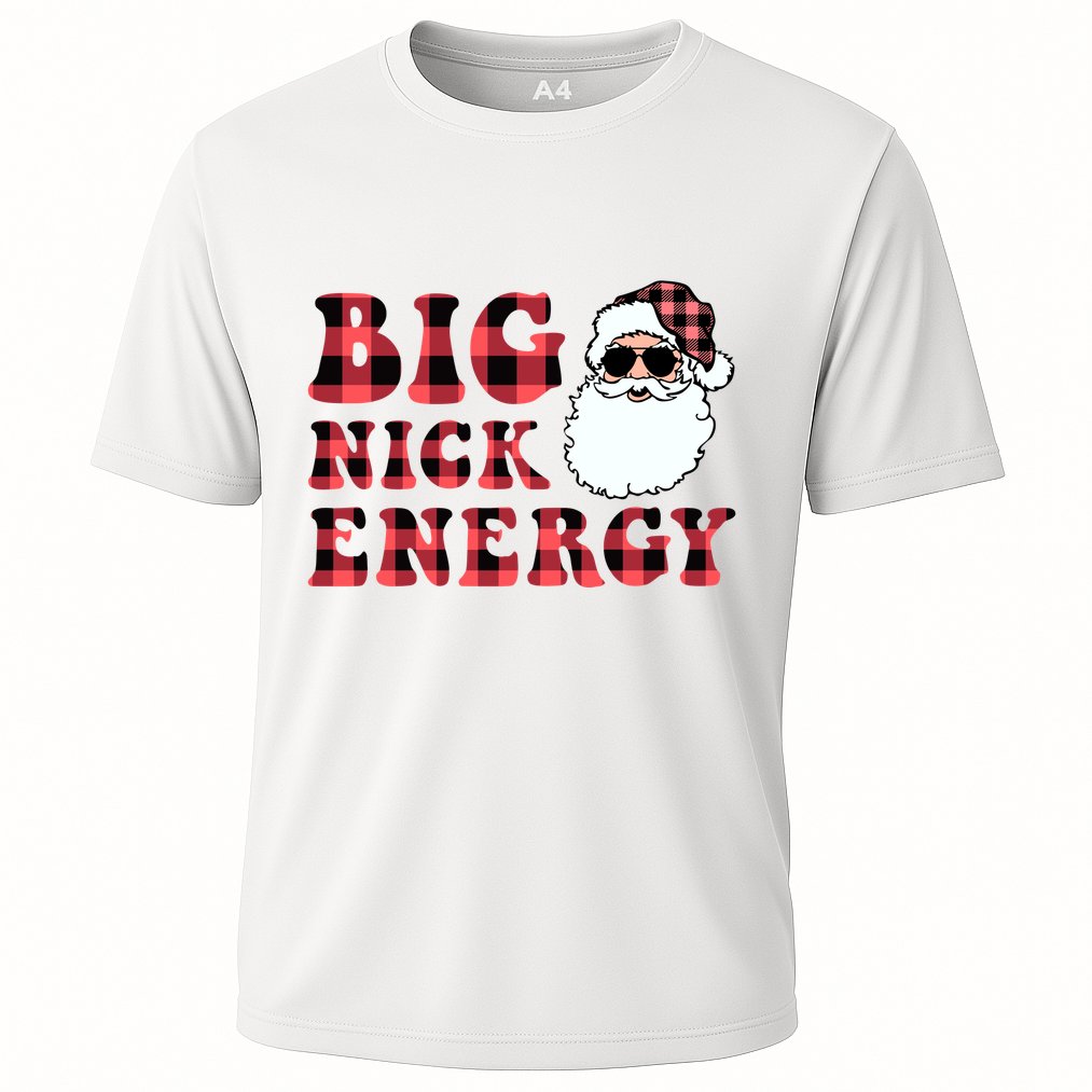 Plaid Big Nick Energy Santa Claus Funny Christmas Performance Shirt