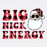 Plaid Big Nick Energy Santa Claus Funny Christmas Sweatshirt