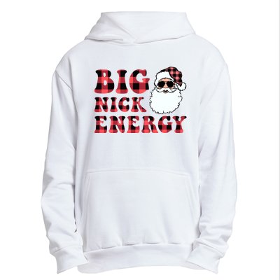 Plaid Big Nick Energy Santa Claus Funny Christmas Urban Pullover Hoodie