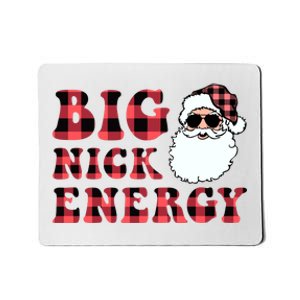 Plaid Big Nick Energy Santa Claus Funny Christmas Mousepad