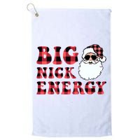 Plaid Big Nick Energy Santa Claus Funny Christmas Platinum Collection Golf Towel