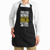 Pastor Devil Stomping Ninja IsnT A Real Job Title Apron