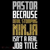Pastor Devil Stomping Ninja IsnT A Real Job Title Sustainable Beanie