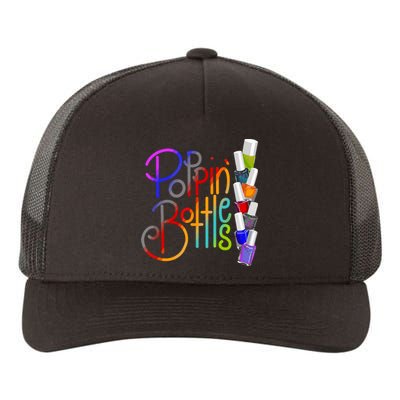 Popping Bottles Nail Polish Yupoong Adult 5-Panel Trucker Hat