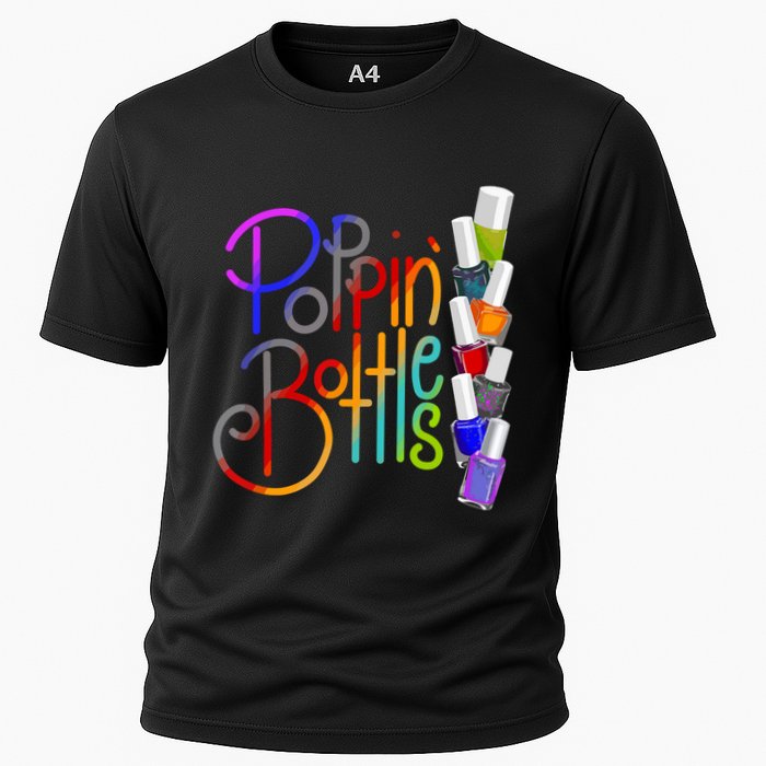Popping Bottles Nail Polish Cooling Performance Crew T-Shirt