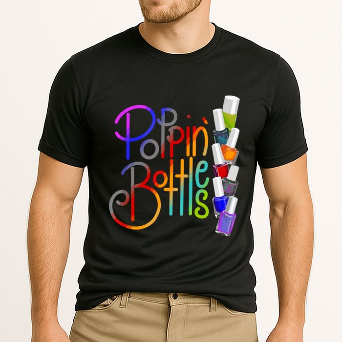 Popping Bottles Nail Polish Cooling Performance Crew T-Shirt