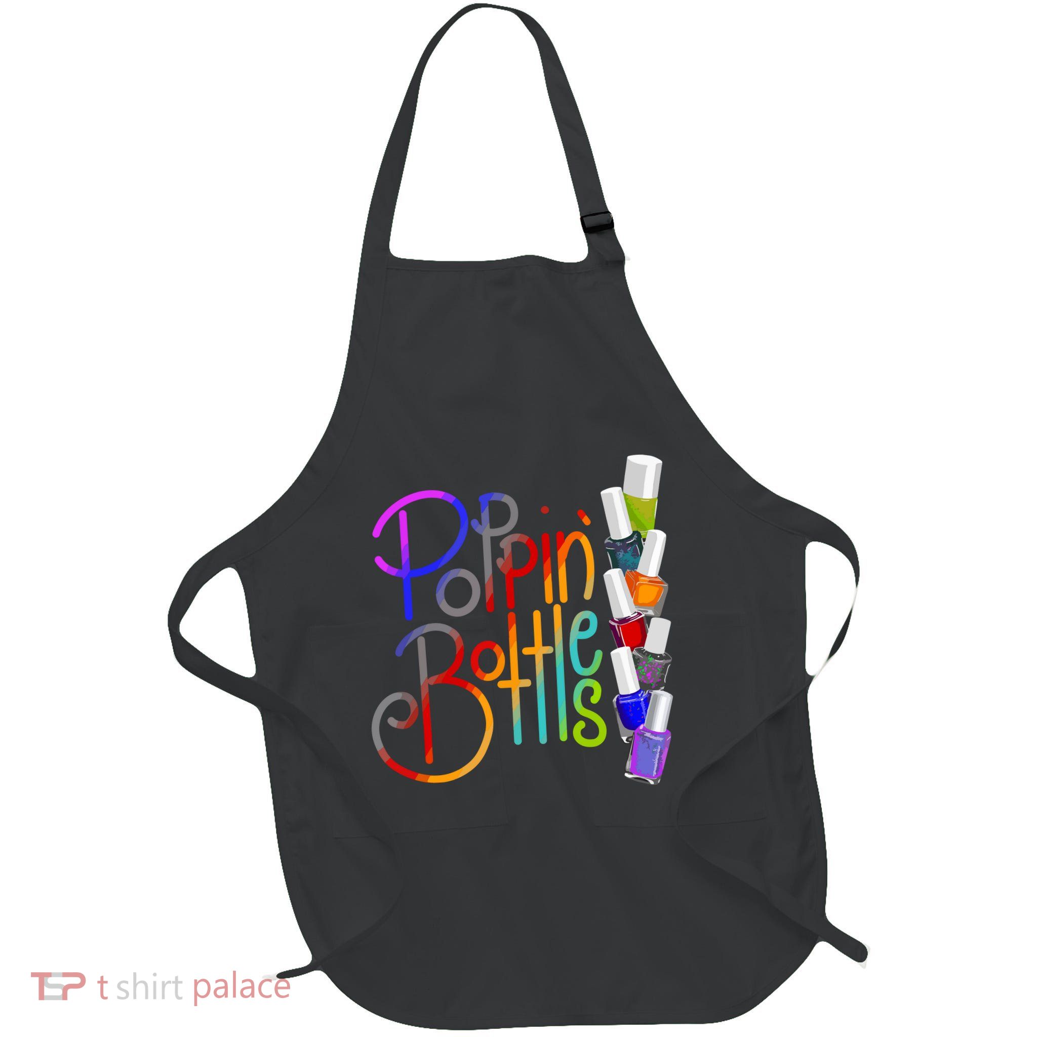Popping Bottles Nail Polish Apron