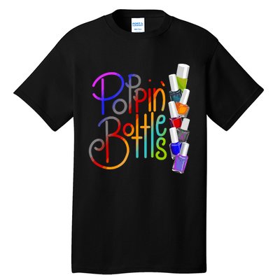 Popping Bottles Nail Polish Tall T-Shirt