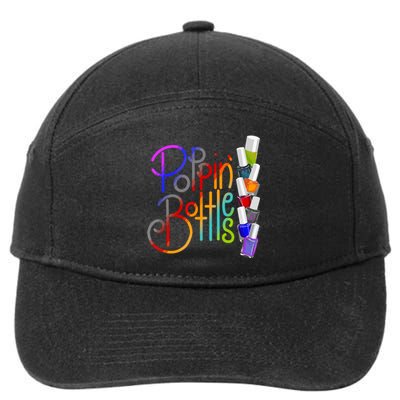 Popping Bottles Nail Polish 7-Panel Snapback Hat