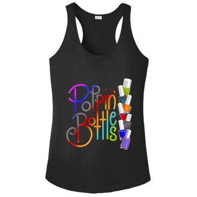 Popping Bottles Nail Polish Ladies PosiCharge Competitor Racerback Tank