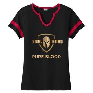 Pure Blood Natural Immunity Ladies Halftime Notch Neck Tee