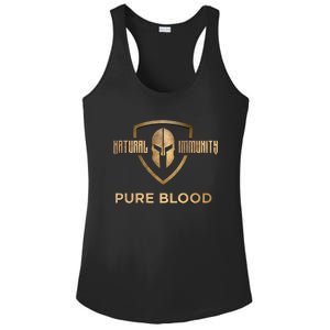 Pure Blood Natural Immunity Ladies PosiCharge Competitor Racerback Tank