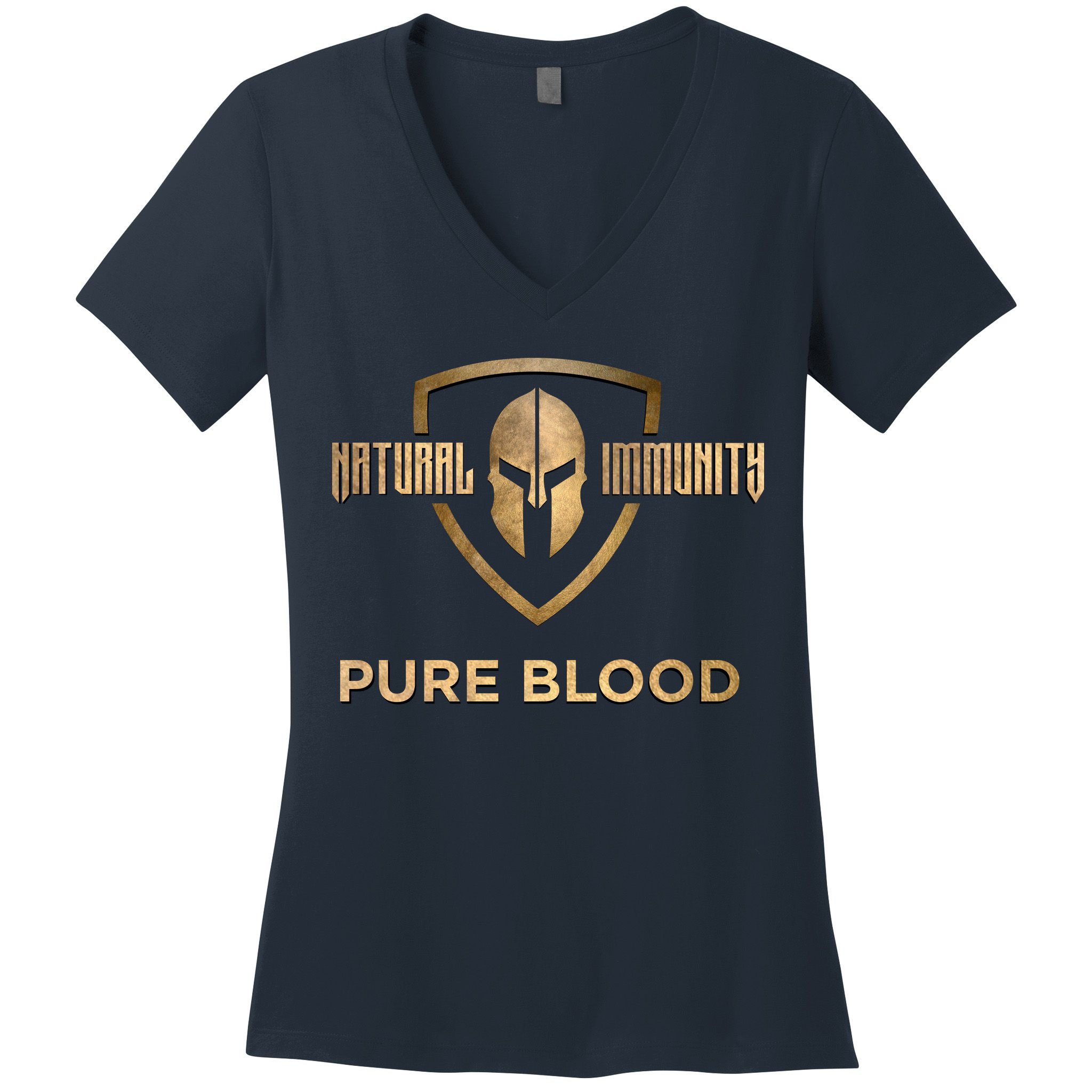 Pure Blood Natural Immunity Women's V-Neck T-Shirt