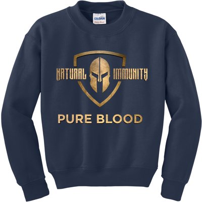 Pure Blood Natural Immunity Kids Sweatshirt