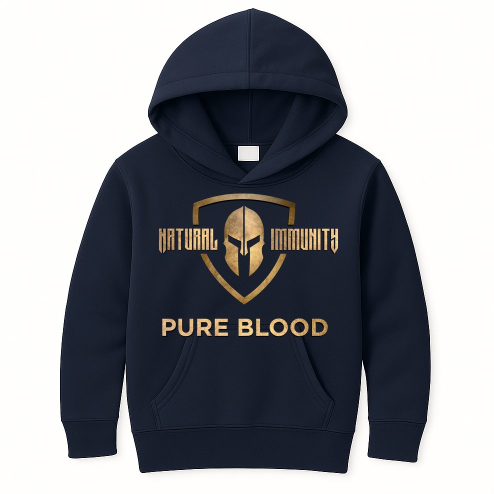 Pure Blood Natural Immunity Kids Hoodie