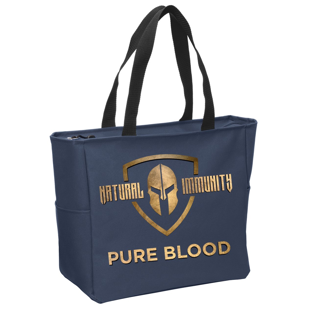 Pure Blood Natural Immunity Zip Tote Bag
