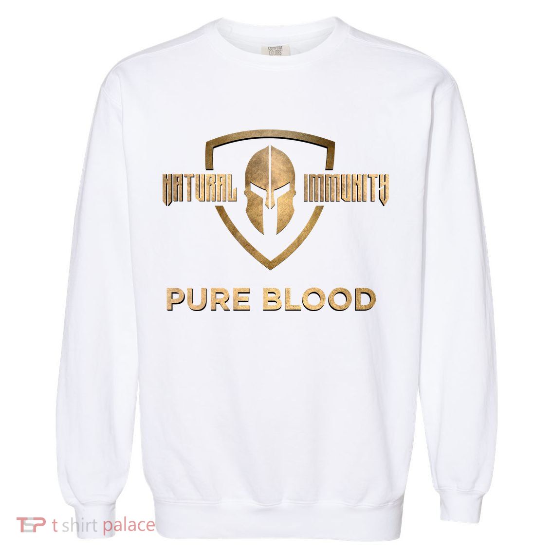 Pure Blood Natural Immunity Garment-Dyed Sweatshirt