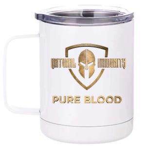 Pure Blood Natural Immunity 12 oz Stainless Steel Tumbler Cup