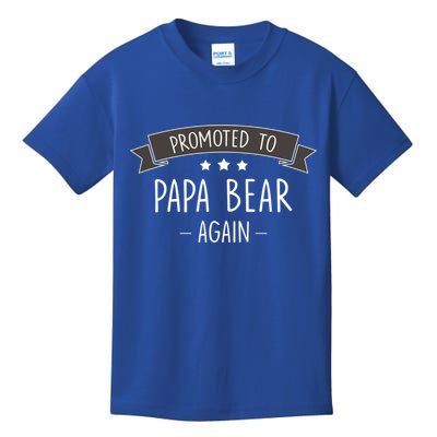 Papa Bear: New Promoted To Papa Bear Again Gift Kids T-Shirt