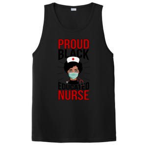 Proud Black Nurse African American Nurse Melanin Nursing Gift PosiCharge Competitor Tank