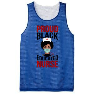 Proud Black Nurse African American Nurse Melanin Nursing Gift Mesh Reversible Basketball Jersey Tank