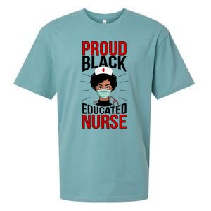 Proud Black Nurse African American Nurse Melanin Nursing Gift Sueded Cloud Jersey T-Shirt