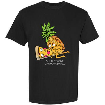 Pineapple Belongs On Pizza Lover Funny Food Pun Garment-Dyed Heavyweight T-Shirt