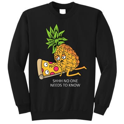 Pineapple Belongs On Pizza Lover Funny Food Pun Sweatshirt