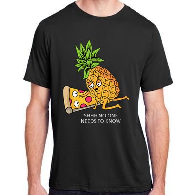 Pineapple Belongs On Pizza Lover Funny Food Pun Adult ChromaSoft Performance T-Shirt