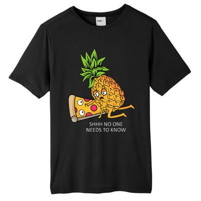 Pineapple Belongs On Pizza Lover Funny Food Pun Tall Fusion ChromaSoft Performance T-Shirt