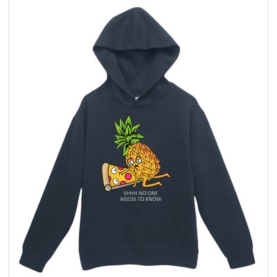 Pineapple Belongs On Pizza Lover Funny Food Pun Urban Pullover Hoodie