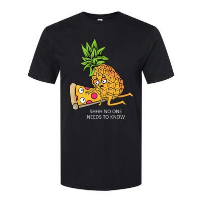 Pineapple Belongs On Pizza Lover Funny Food Pun Softstyle CVC T-Shirt