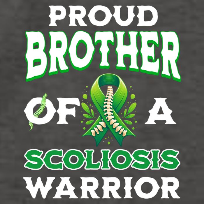 Proud Brother Of A Scoliosis Warrior Awareness Cute Gift Vector Backpack