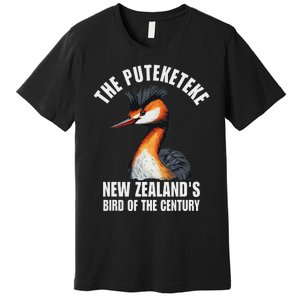 Puteketeke Bird Of The Century Premium T-Shirt