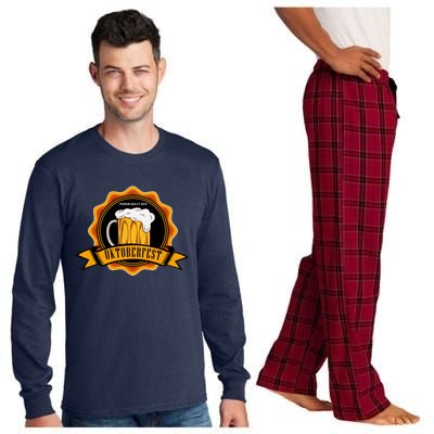 Premium Beer Oktoberfest Long Sleeve Pajama Set